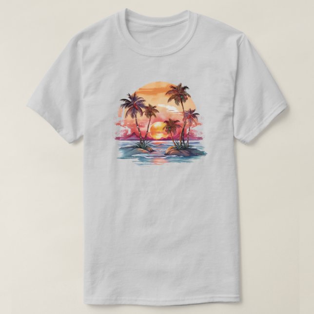 T-Shirt Tropical (Frente do Design)