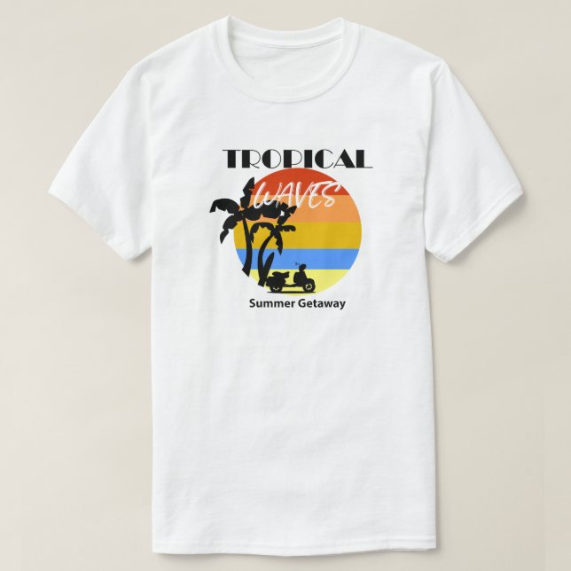 T-Shirt tropical (Frente do Design)