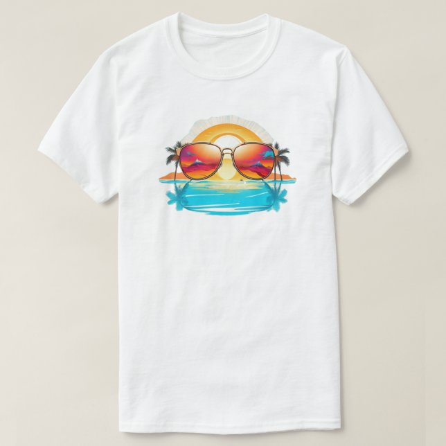 T-Shirt tropical (Frente do Design)