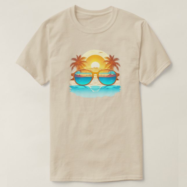 T-Shirt tropical (Frente do Design)
