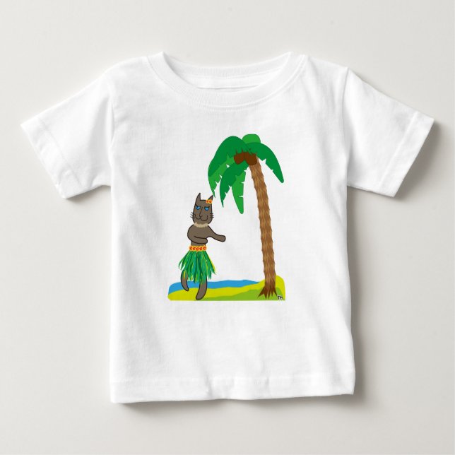 T-shirt Tropical cat (Frente)