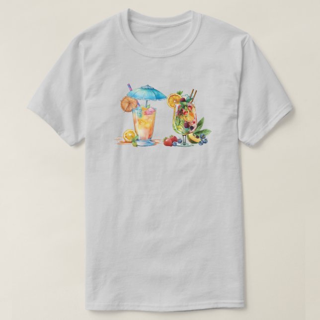 T-Shirt Tropical Drink (Frente do Design)