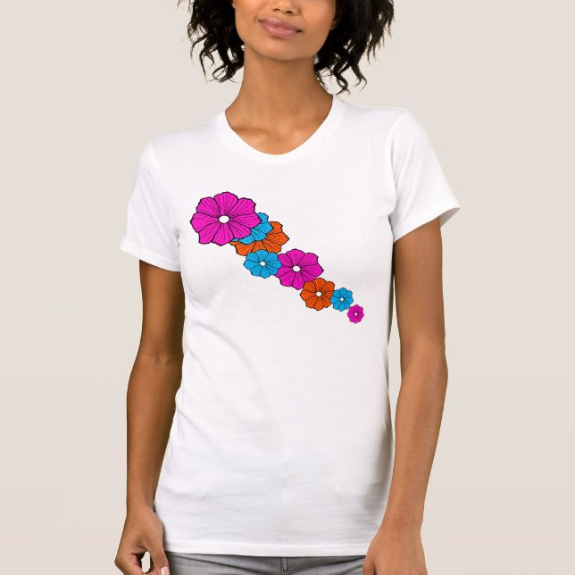 T-Shirt Tropical Flower (Frente)