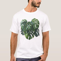 T-Shirt Tropical Monstera Foliage