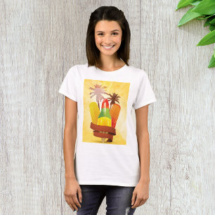 T-Shirt Tropical Summer Womens