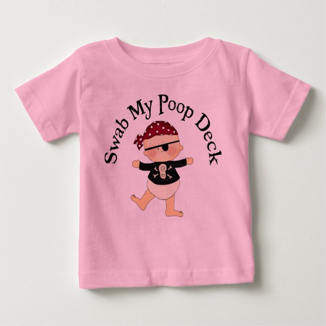 T-shirt Troque meu Poop Deck (Frente)