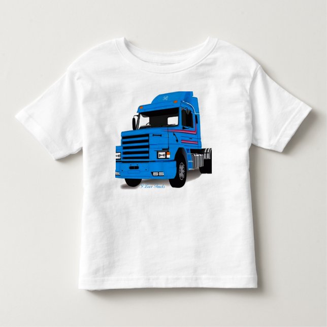 T-shirt Truck Toddler T-Shir (Frente)