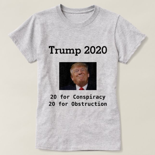 T-Shirt Trump 2020 (Frente do Design)