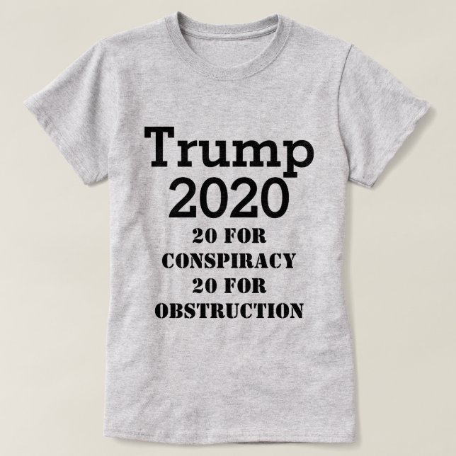 T-Shirt Trump 2020 (Frente do Design)