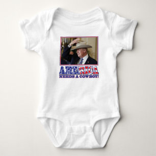 T-SHIRT TRUMP-AMÉRICA-COWBOY