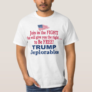 T-shirt Trump Les Deplorables - Trump Pence 2016