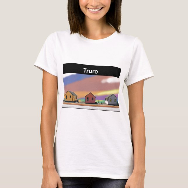 T-shirt truro de 3 casas de campo (Frente)
