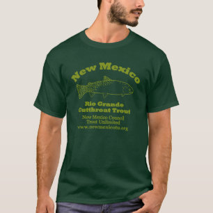 T-shirt Truta de Cutthroat do Rio Grande de New mexico