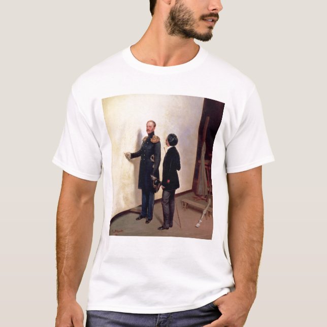 T-shirt Tsar e artista (Frente)