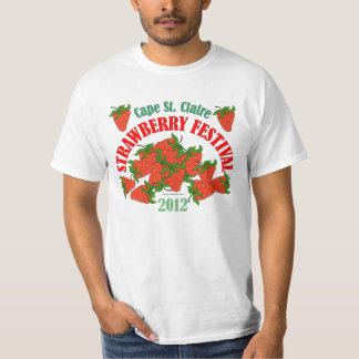 T-shirt Tshirt 2012 do festival da morango do St. Claire