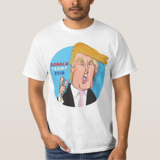 T-shirt Tshirt 2016 dos desenhos animados de Donald Trump