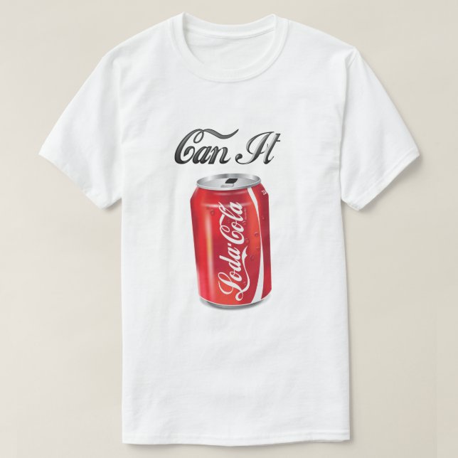 T-shirt Tshirt "Can It" (Frente do Design)