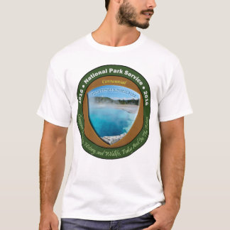 T-shirt TShirt centenário Yellowstone do parque nacional