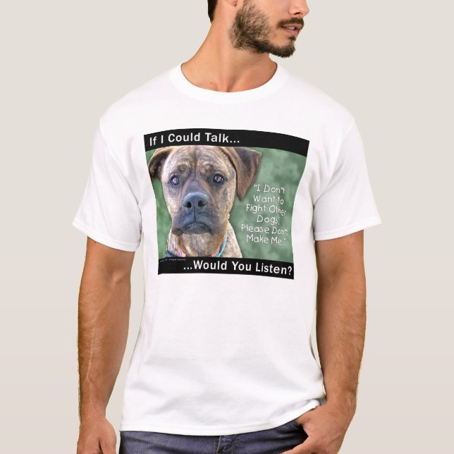 T-shirt TSHIRT contra a crueldade animal (Frente)