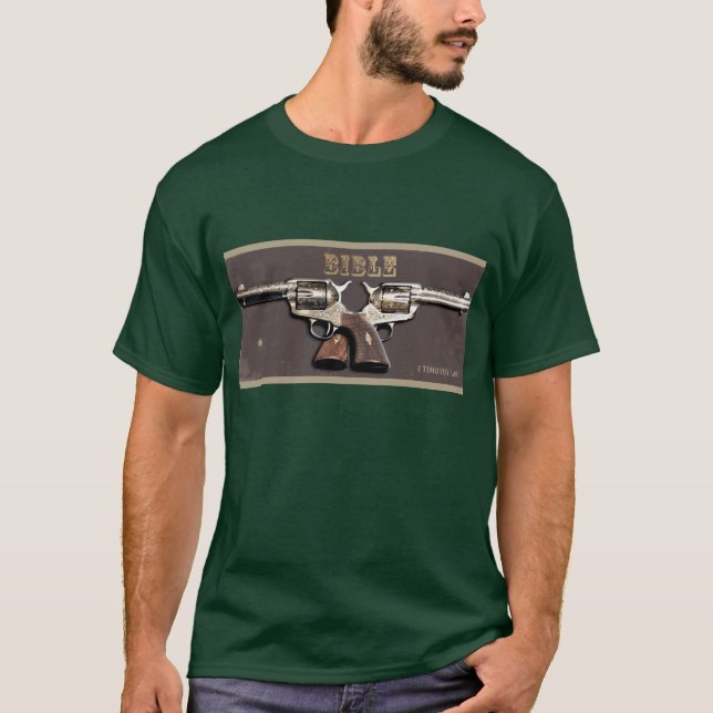 T-shirt tshirt da bíblia do vintage (Frente)