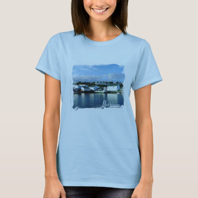 T-shirt Tshirt da boneca da ilha de Mackinac (Frente)