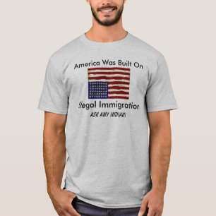 T-shirt Tshirt da imigração ilegal