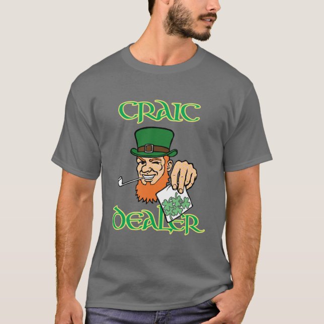 T-shirt TShirt da obscuridade do negociante de Craic (Frente)