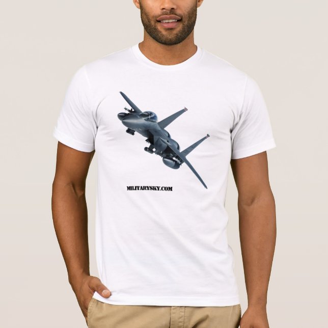 T-shirt Tshirt de Eagle da greve de F-15E (Frente)