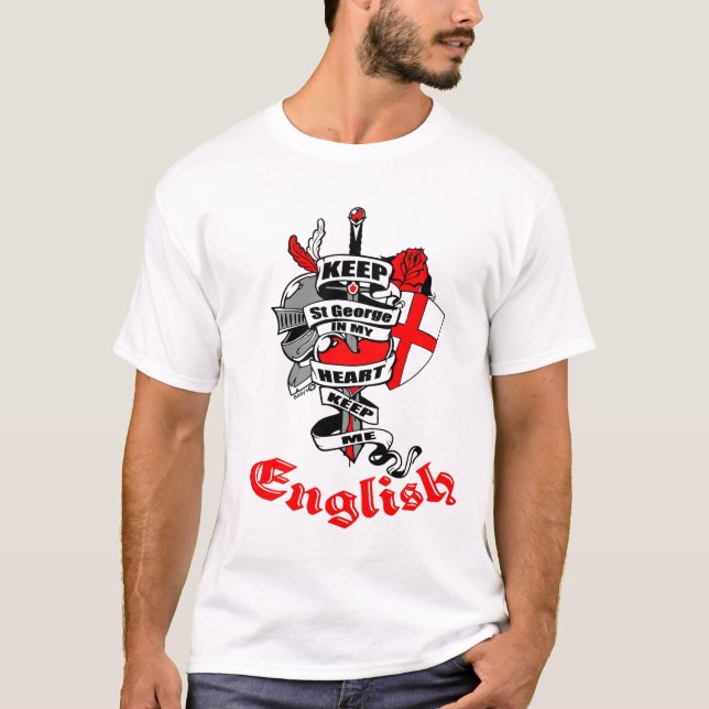 T-SHIRT TSHIRT DE INGLATERRA ST GEORGE (Frente)
