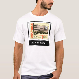 T-shirt Tshirt de Mies camionete der Rohe RDA Carimbo