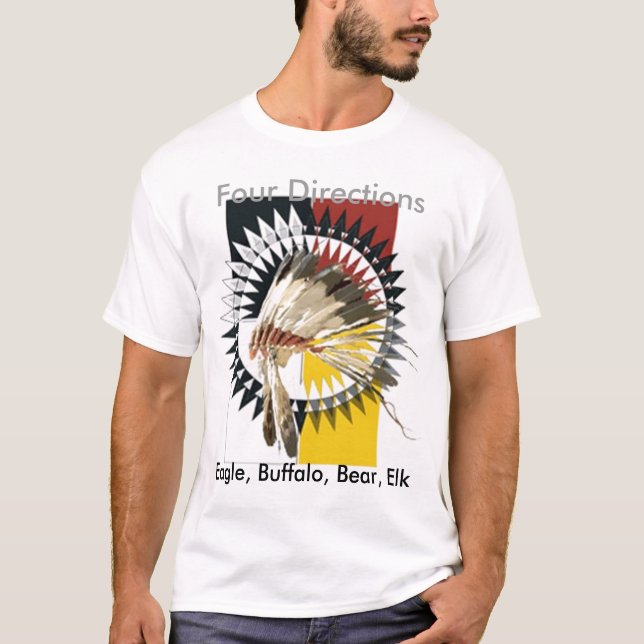 T-shirt Tshirt de quatro sentidos (Frente)