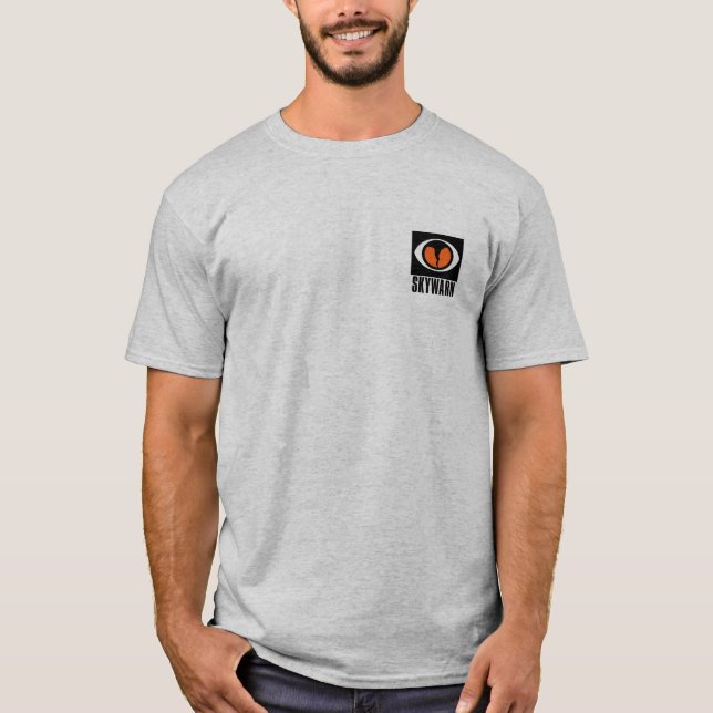 T-shirt TShirt de SKYWARN com logotipo na parte dianteira (Frente)