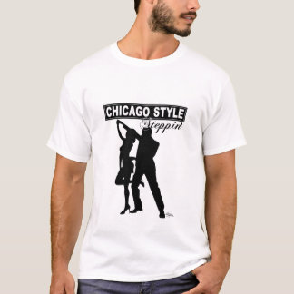 T-shirt TShirt de Steppin do estilo de Chicago