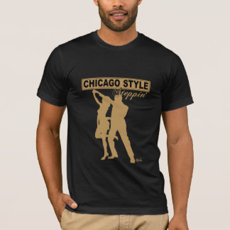 T-shirt TShirt de Steppin do estilo de Chicago