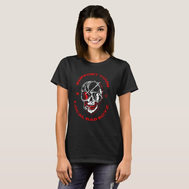 T-shirt TShirt do apoio do BB das mulheres (Frente Completa)