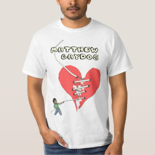 T-shirt Tshirt do coração quebrado de Matthew Gaydos