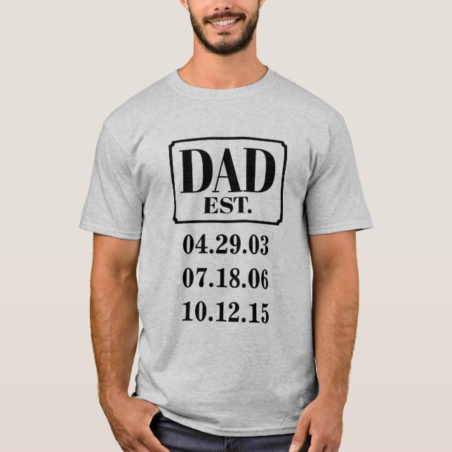 T-SHIRT TSHIRT DO DIA DE OS PAIS (Frente)