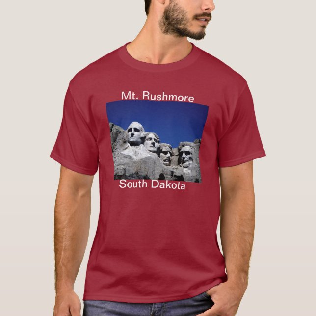 T-shirt Tshirt do Mt Rushmore SD (Frente)
