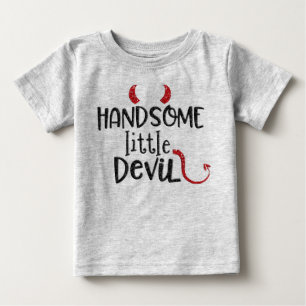 T-shirt Tshirt do Pequeno Diabo do Halloween Todler Todler