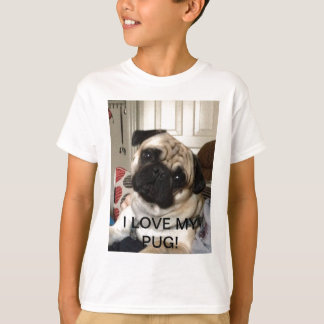T-shirt TShirt do Pug dos miúdos