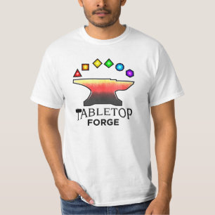 T-shirt Tshirt do valor da forja do Tabletop