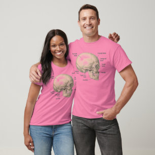 T-shirt Tshirt dos homens do estilo do vintage da anatomia