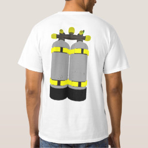 T-shirt tshirt dos mergulhadores de mergulhador