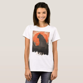 T-shirt Tshirt engraçado e Hoddie de Catzilla