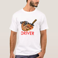 Tshirt GRANDE da entrega da pizza de salsicha
