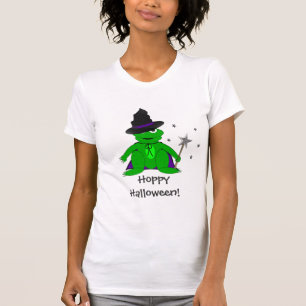 T-shirt Tshirt Hoppy do Dia das Bruxas do sapo mágico