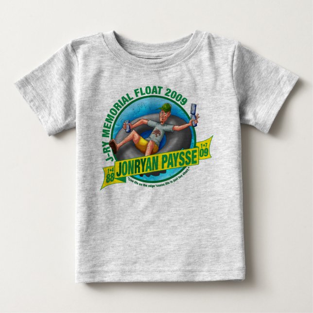 T-shirt tshirt infantil (cinzento) (Frente)