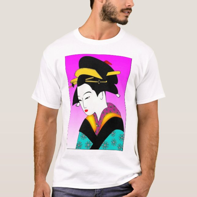 T-shirt Tshirt japonês da mulher (Frente)
