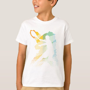 T-shirt Tshirt leve do tênis para homens, mulheres e
