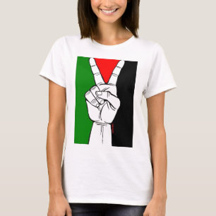 T-shirt Tshirt livre de Palestina (para mulheres)